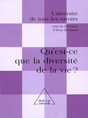 cover image of Qu'est-ce que la diversité de la vie ?